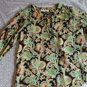 Rose + Olive Long Sleeve Blouse